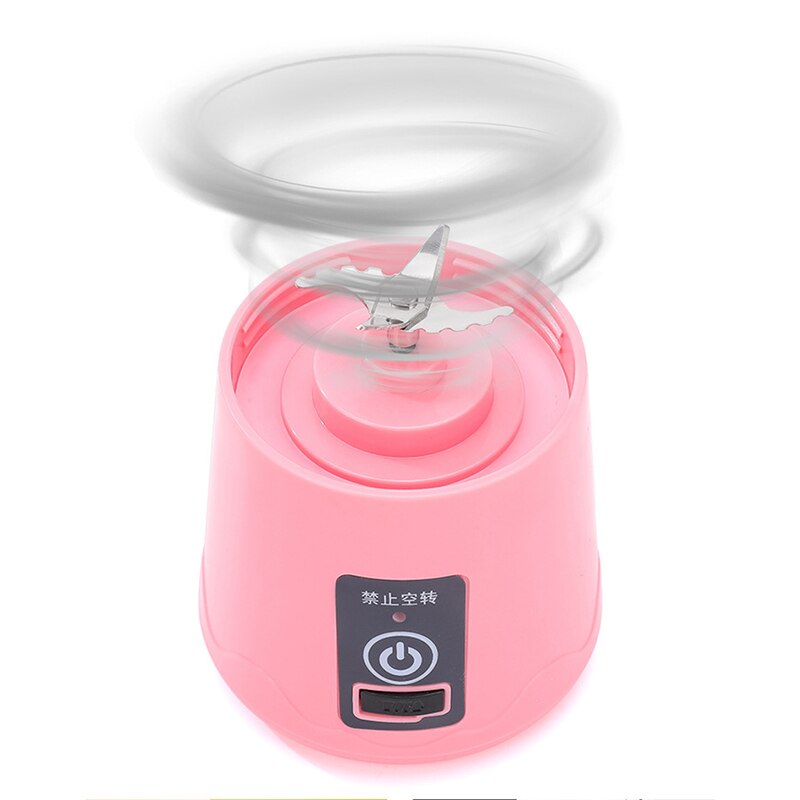 Hand Juicer Maker Fruit Blender Usb Blender Kitchen Mixer Kitche-6-blade Portable Home Usb Rechargeable Electric Fruit Extractor Juice Blender Machine