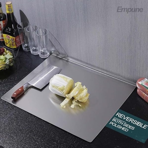 Stainless Steel Cutting Board Durable, Hygienic, And Easy To Clean—perfect For All Your Chopping Needs