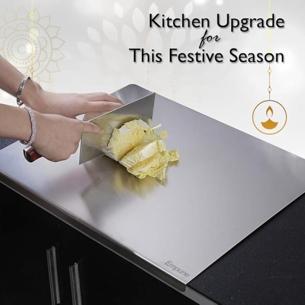 Stainless Steel Cutting Board Durable, Hygienic, And Easy To Clean—perfect For All Your Chopping Needs